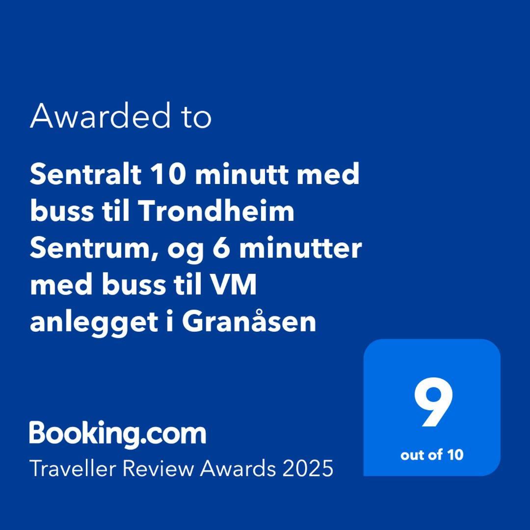 Sentralt 10 Minutt Med Buss Til Trondheim Sentrum Экстерьер фото